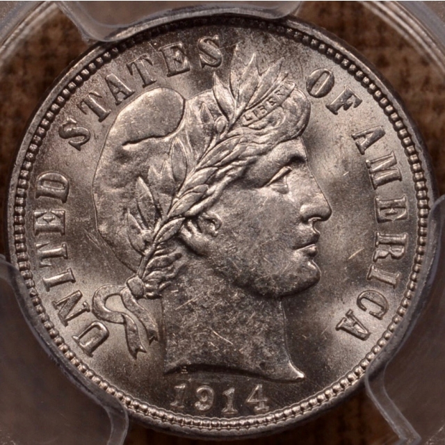 1914-D Barber Dime PCGS MS62...WOW!