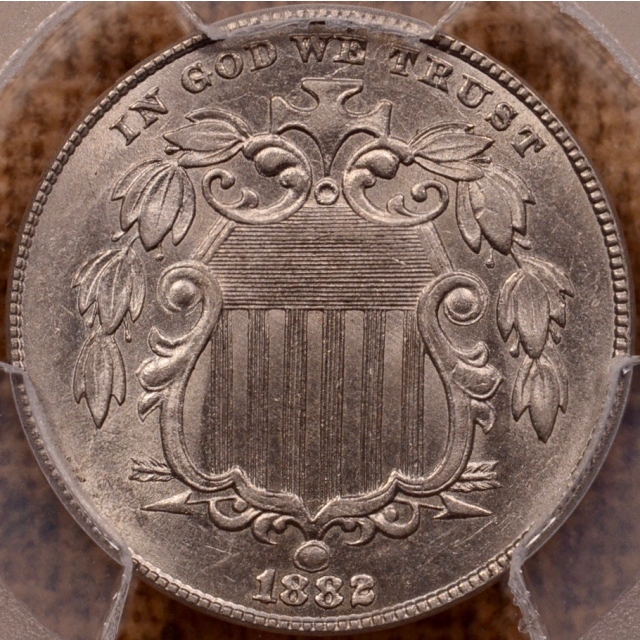 1882 Shield Nickel PCGS MS62