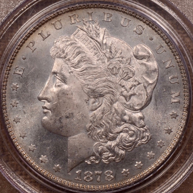 1878 V.3 8TF Morgan Dollar PCGS MS63 OGH CAC