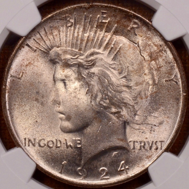 1924 Peace Dollar NGC MS65