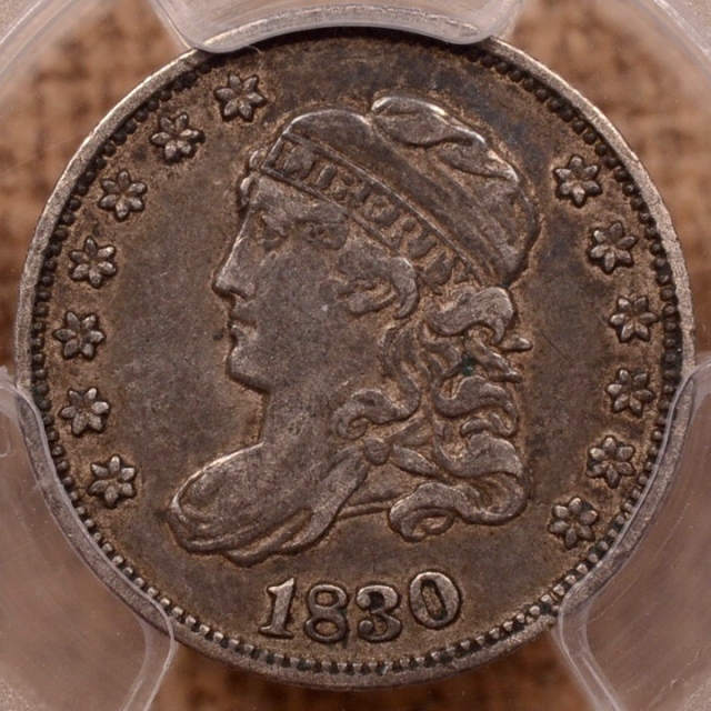 1830 LM-3 Capped Bust Half Dime PCGS XF40