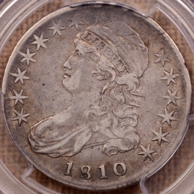 1810 O.109a R4 Capped Bust Half Dollar PCGS XF40