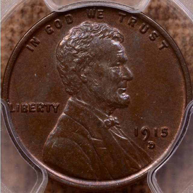 1915-D Lincoln Cent PCGS MS64 BN CAC