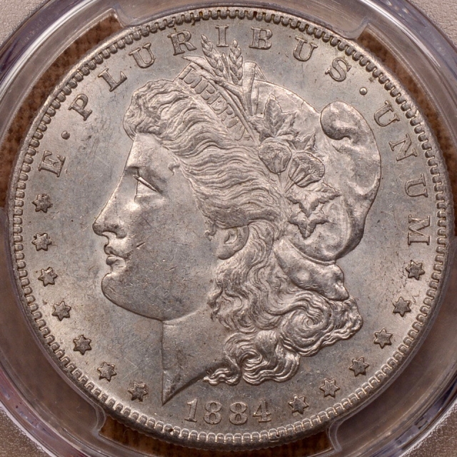 1884-S Morgan Dollar PCGS AU58 (CAC)