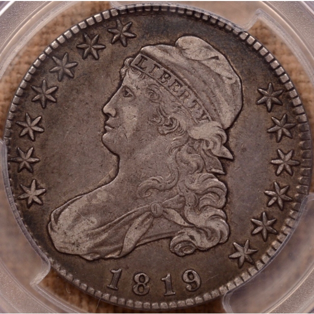 1819 O.109 Capped Bust Half Dollar PCGS VF35