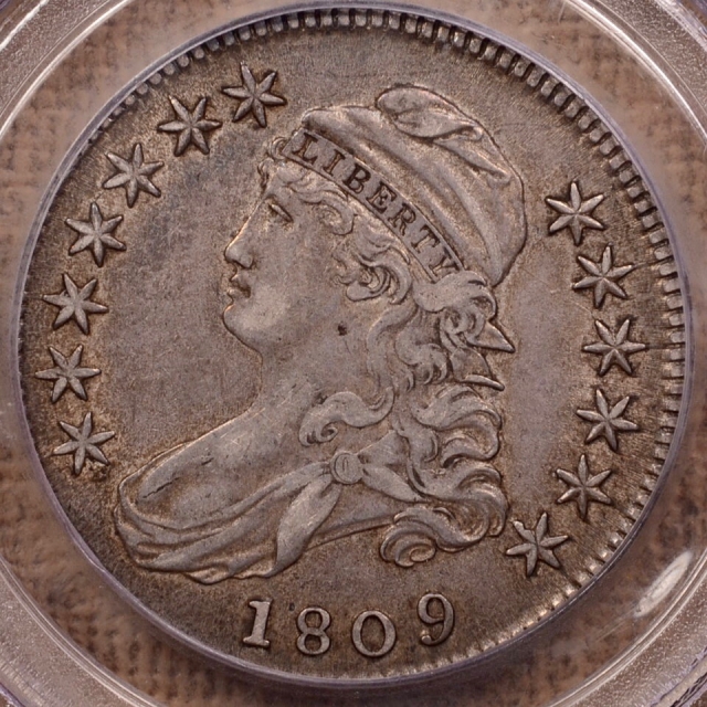 1809 O.106 Capped Bust Half Dollar PCGS XF45 (CAC)