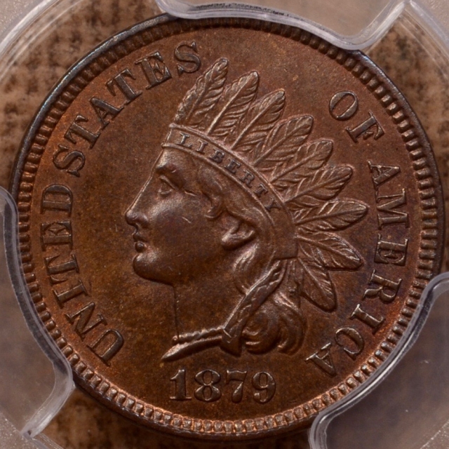 1879 Indian Cent PCGS MS64 BN
