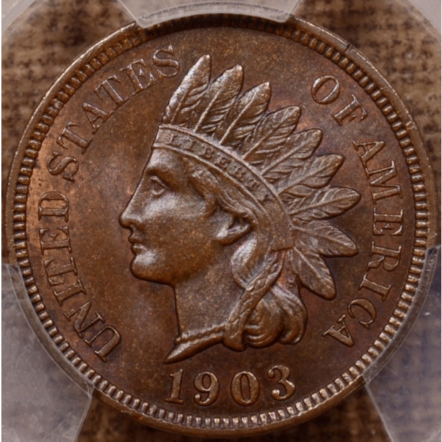 1903 Indian Cent PCGS MS64 BN