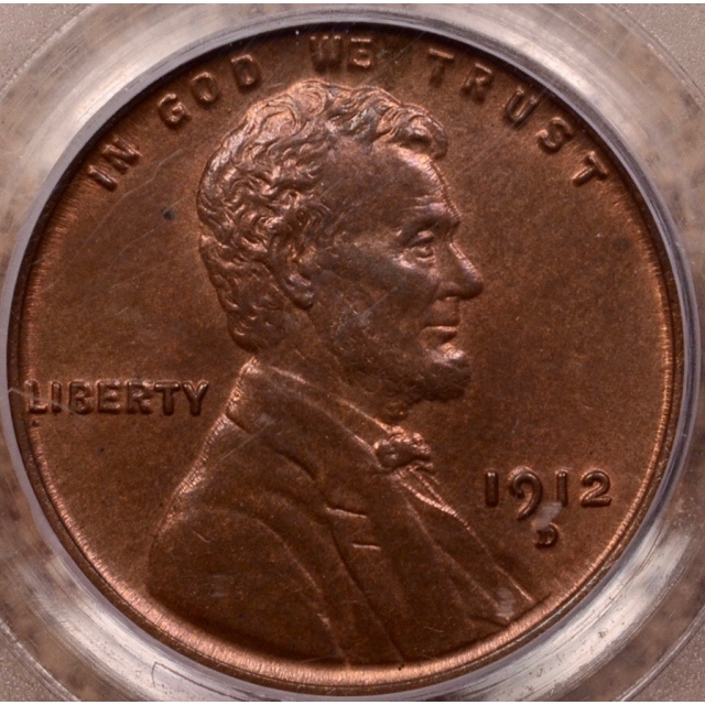1912-D Lincoln Cent - Type 1 Wheat Reverse PCGS MS64RB (CAC)