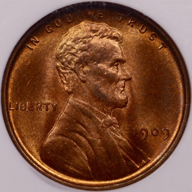 1909 Lincoln Cent NGC MS66 RB