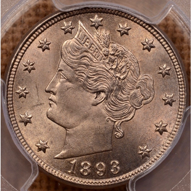 1893 Liberty Nickel PCGS MS63