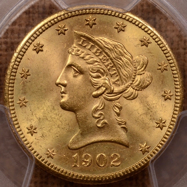 1902-S $10 Liberty Head Eagle PCGS MS64 (CAC)
