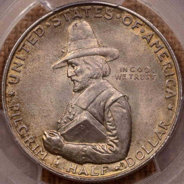 1920 Pilgrim Silver Commemorative PCGS MS64