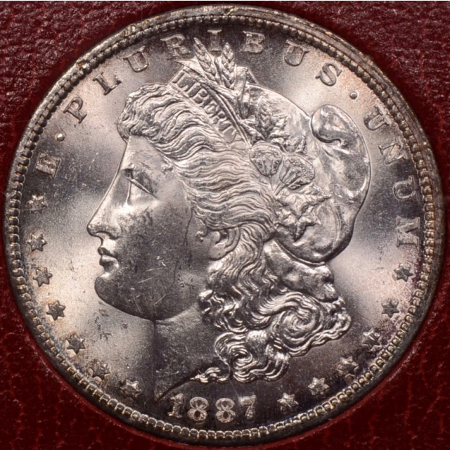 1887-S $1 Morgan Dollar Redfield Collection "MS65"