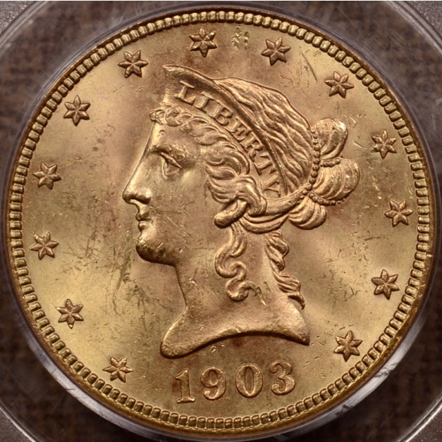 1903-S $10 Liberty Head Eagle PCGS MS64