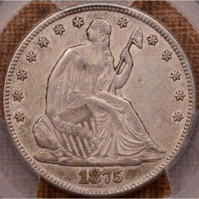 1875 Liberty Seated Half Dollar PCGS XF45