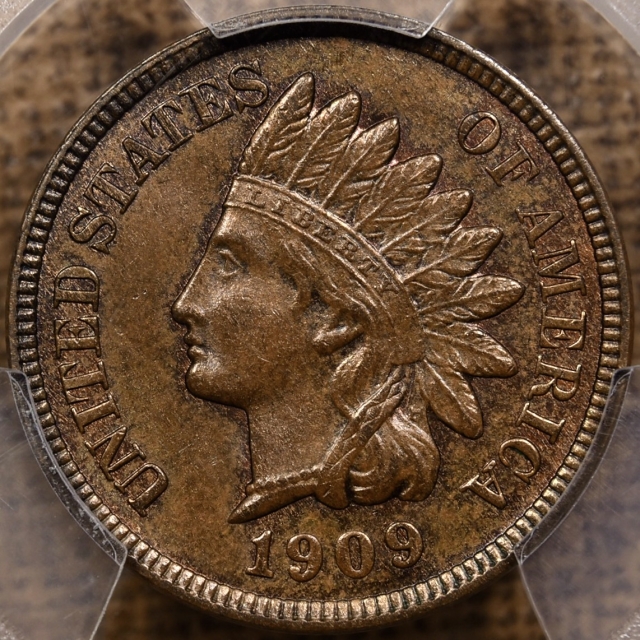 1909 Indian Indian Cent PCGS MS64 BN