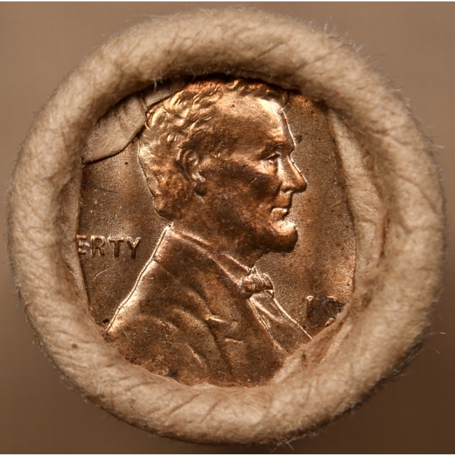 1937-P Lincoln Cent roll, original bank wrapped