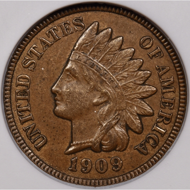 1909-S Indian Cent old ANACS AU58 Cache