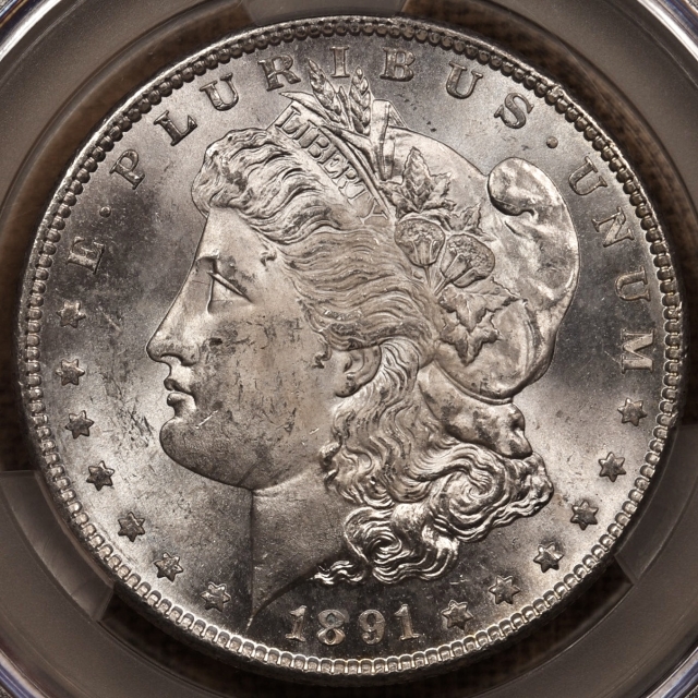 1891-S Morgan Dollar CACG MS63