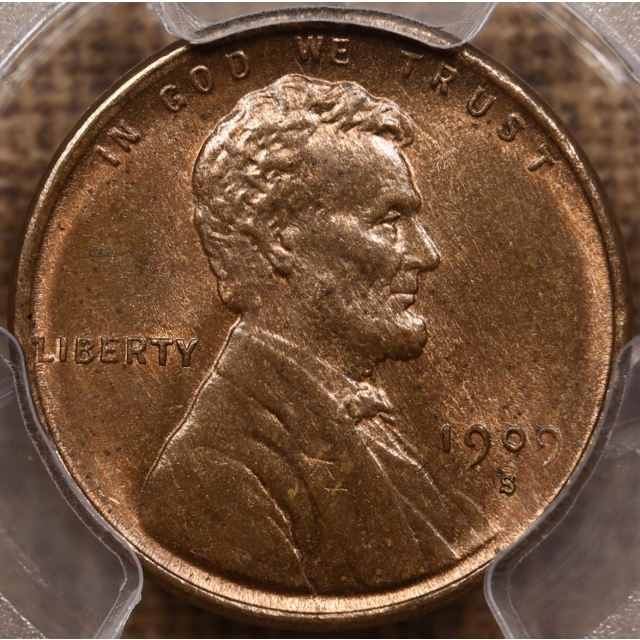 1909-S VDB Lincoln Cent PCGS MS64 RB CAC