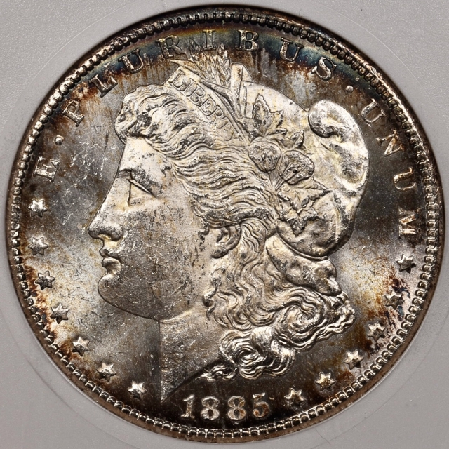 1885-CC Morgan Dollar old ANACS MS62 PL