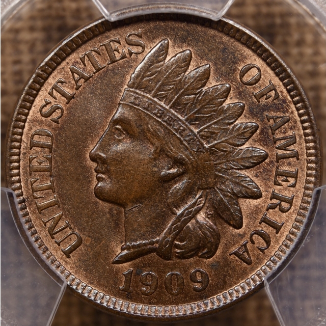 1909 Indian Cent PCGS MS64 BN