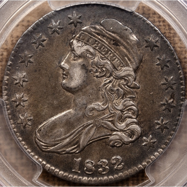 1832 O.117 R4+ Small Letters Capped Bust Half Dollar PCGS XF45 CAC