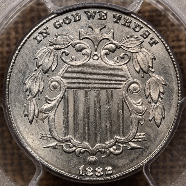 1882 Shield Nickel PCGS MS65
