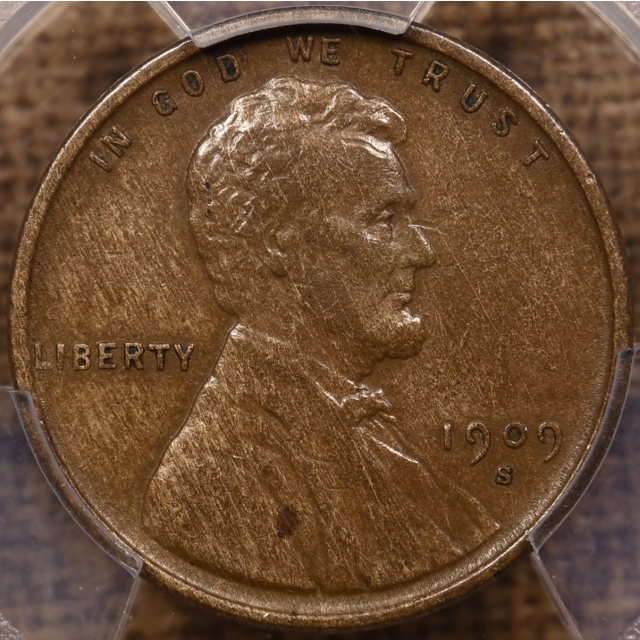 1909-S VDB Lincoln Cent PCGS XF40 CAC
