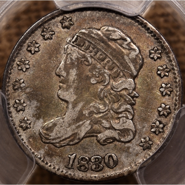 1830 LM-7 Capped Bust Half Dime PCGS VF35