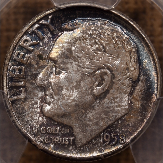 1958 Roosevelt Dime PCGS MS66, from the "Mint Set deal"