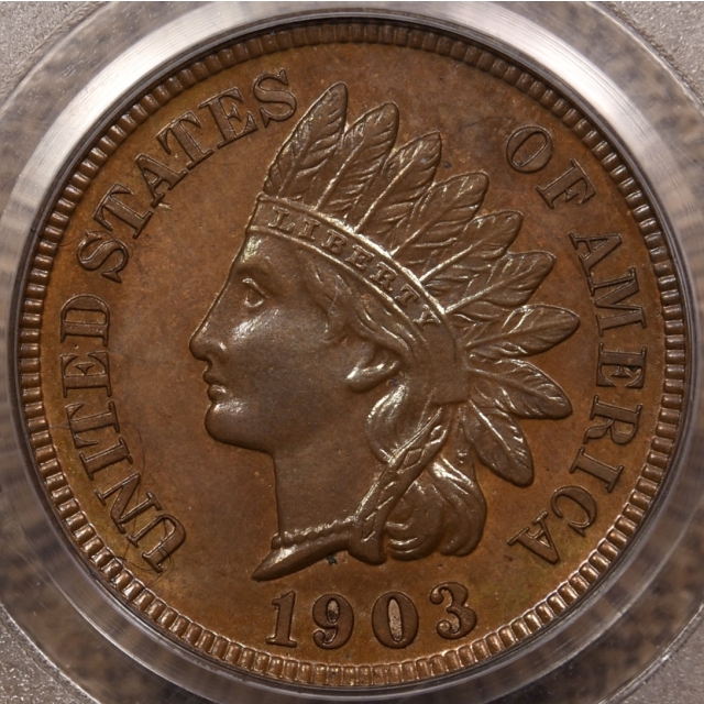 1903 Proof Indian Cent PCGS PR64 BN OGH CAC