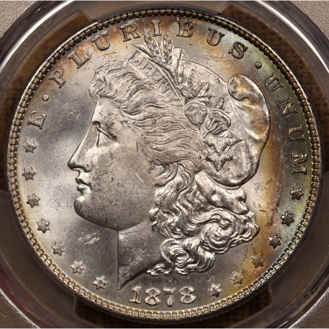 1878 8TF V.18 Morgan Dollar PCGS MS64 CAC, WOW!