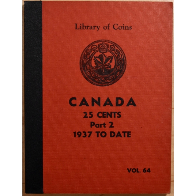 Library of Coins Volume 64, Canada 25 Cents, Part 2 (1937 to Date) (1 of 2)
