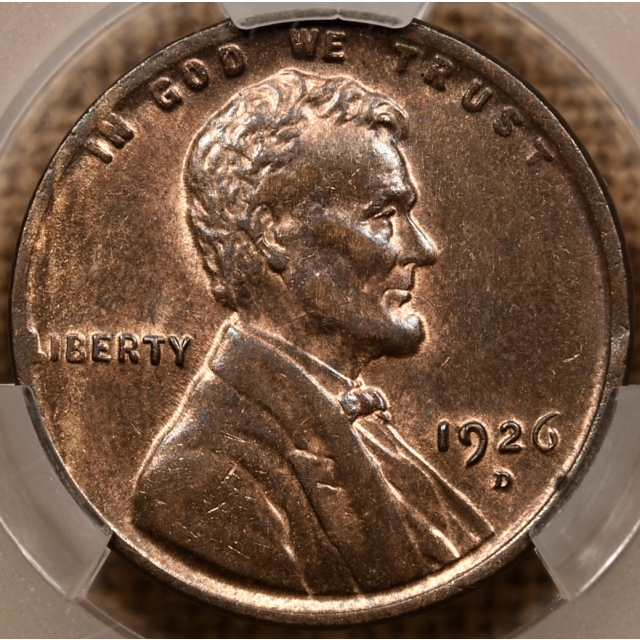 1926-D Lincoln Cent CACG MS63 RB