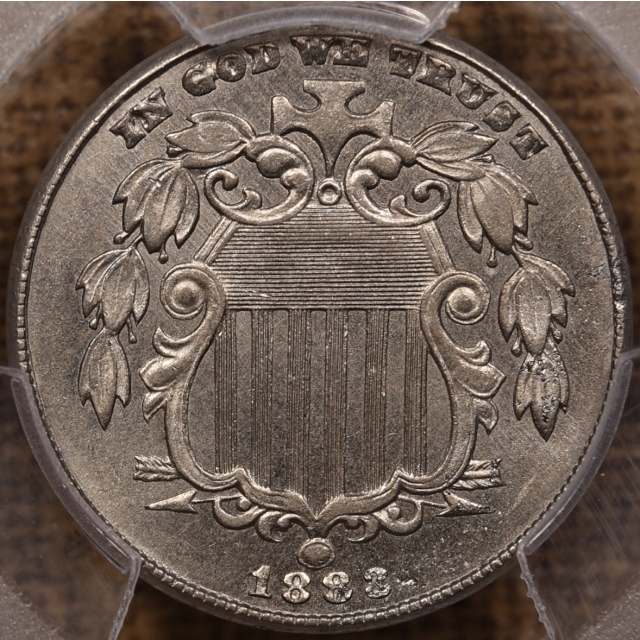 1883 Shield Shield Nickel PCGS MS63