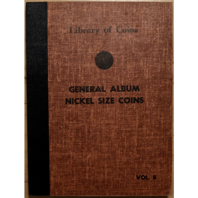 Library of Coins Volume 8, General Album for Nickel Size Coins