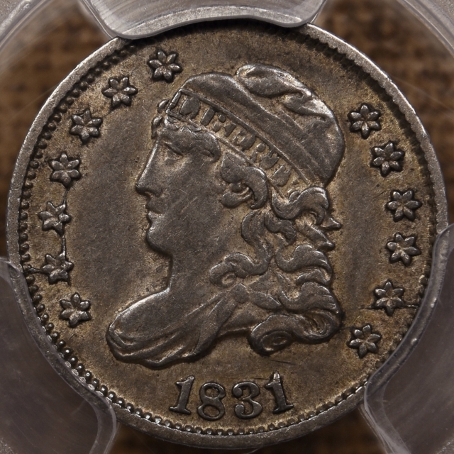 1831 LM-3 R4 Capped Bust Half Dime PCGS XF40