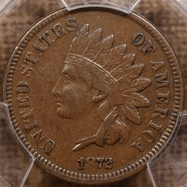 1872 Indian Cent PCGS VF35 CAC