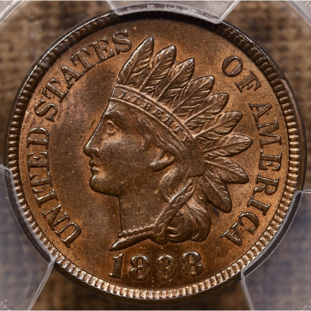 1898 Indian Cent PCGS MS64 RB