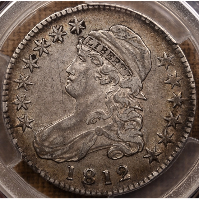 1812 O.103 Capped Bust Half Dollar PCGS XF45 CAC
