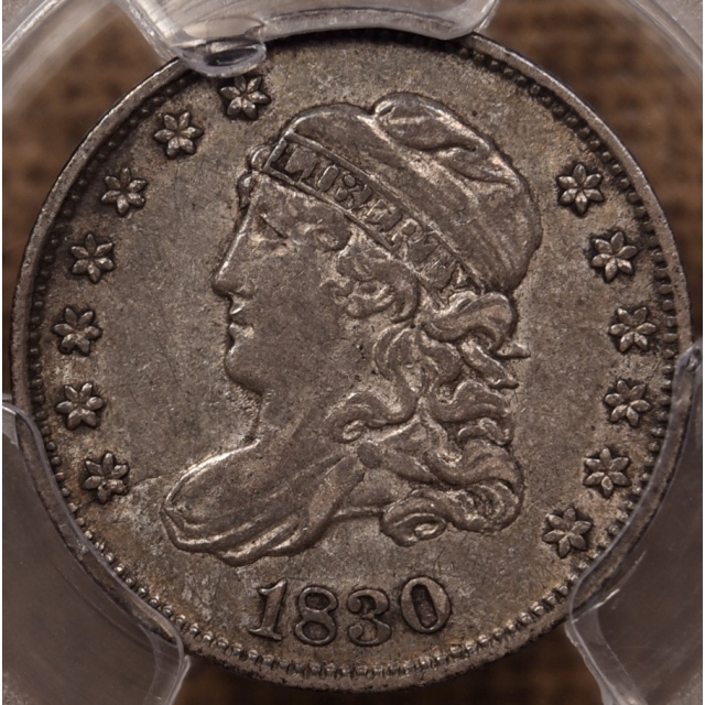 1830 LM-3 Capped Bust Half Dime PCGS XF45