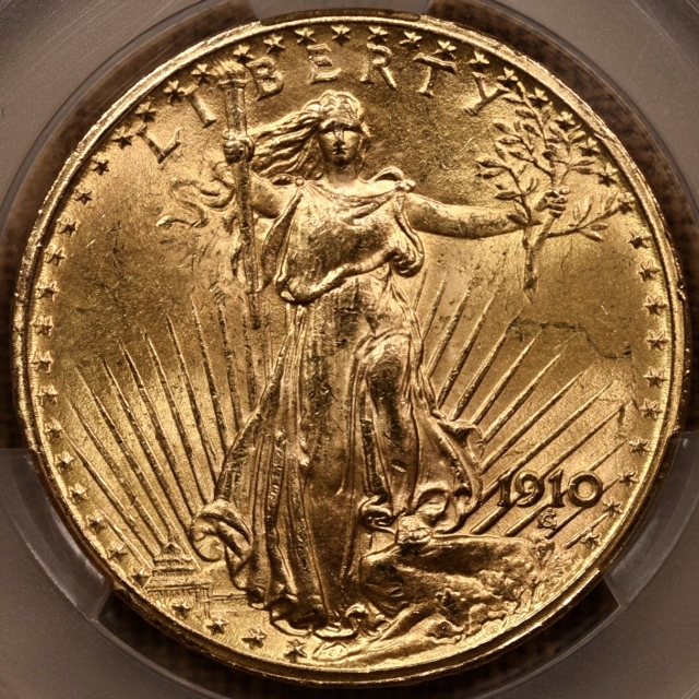 1910 $20 Saint Gaudens CACG MS63