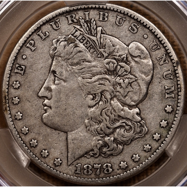 1878-CC Morgan Dollar CACG XF40