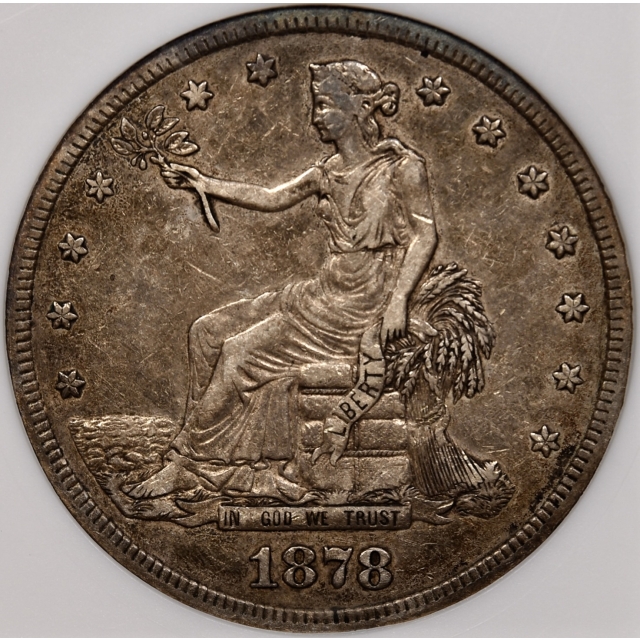 1878-S Trade Dollar old ANACS XF45