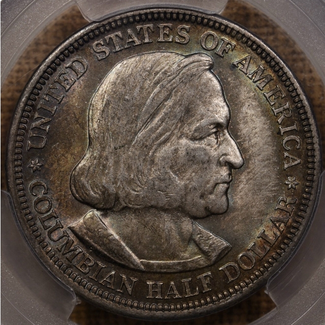 1892 Columbian Silver Commemorative PCGS MS65
