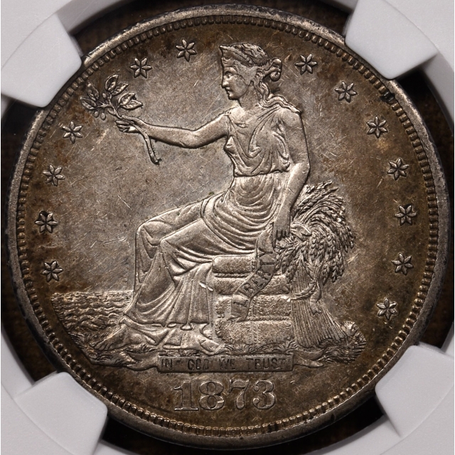 1873-S Trade Dollar NGC AU53