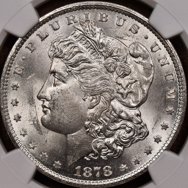 1878-CC V.22 Morgan Dollar NGC MS63