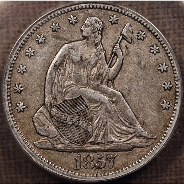 1857 Liberty Seated Half Dollar ANACS XF40